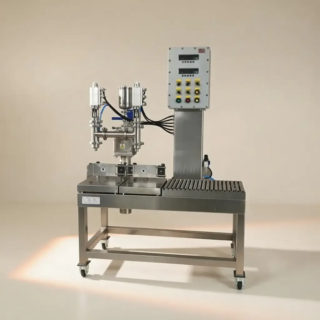 Semi Automatic Liquid Weigh Filler @ Packright Solutions